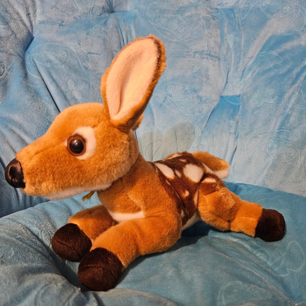 Miyoni by Aurora Plush Fawn Deer Stuffed Animal Toy‎ 11 Inches Kids Decor
